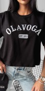O La Voga Issue póló- fekete