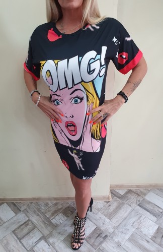 Képregényes ruha/tunika 