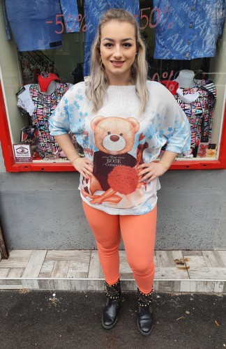 Vékony kötött felső 