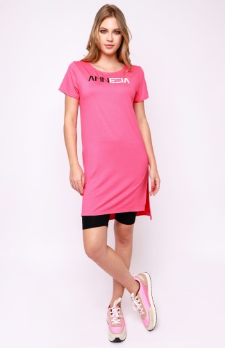 	 AMNESIA Nino tunika - neonpink