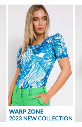 Warp Zone Helena gombos nadrág-zöld