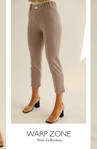 Warp Zone DINA Gumis Derekú Puntó Nadrág - Homok