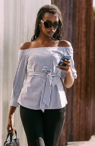 Amnesia Bolin felső csíkos