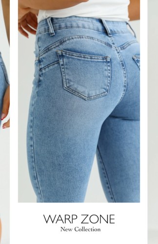 Warp Zone WILA Farmernadrág- Capri 