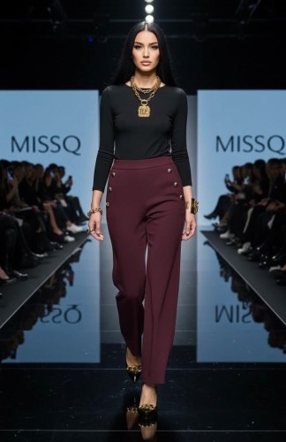 Missq Anna bőszárú gombos 