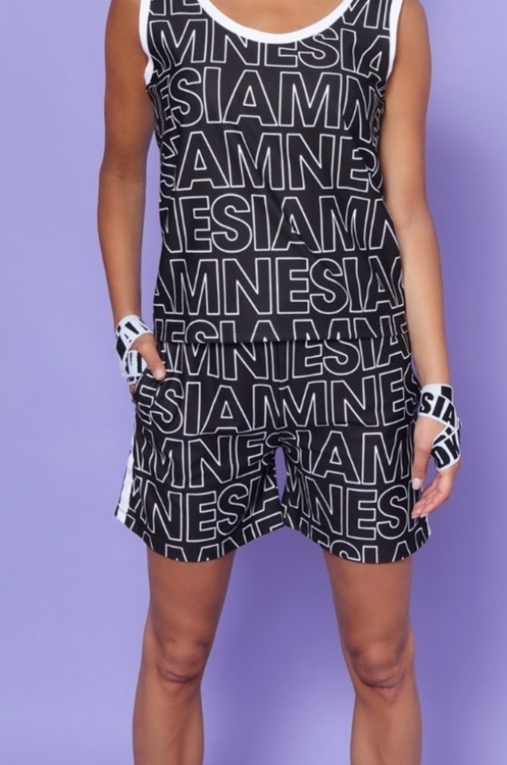 Amnesia Tonno short fekete 