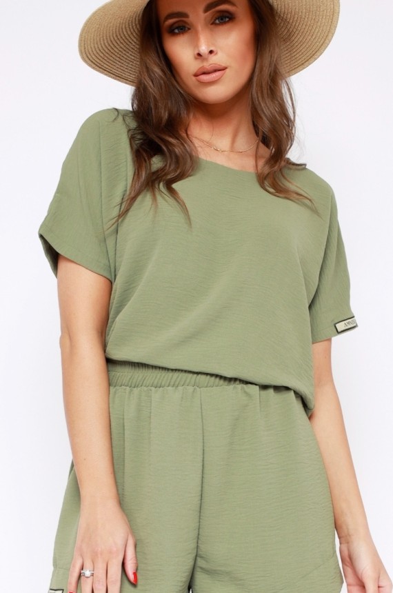 AMNESIA Anina felső - khaki