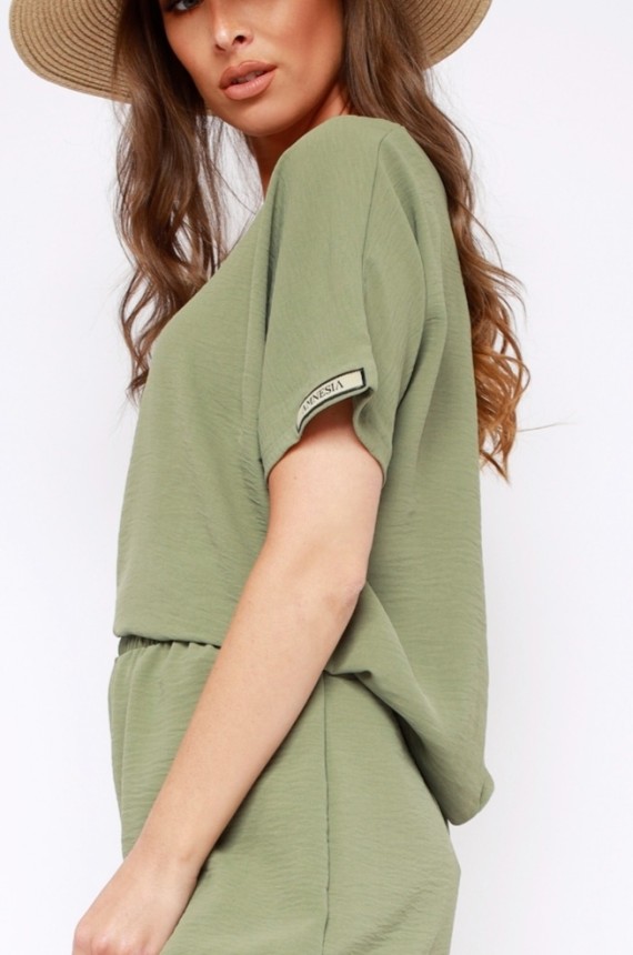 AMNESIA Anina felső - khaki