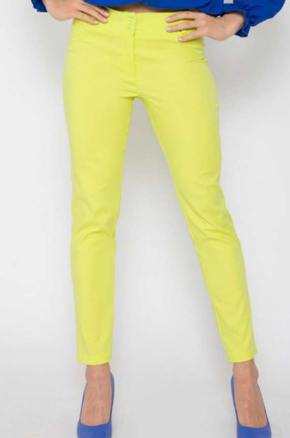 Warp Zone vászon nadrág-lime 