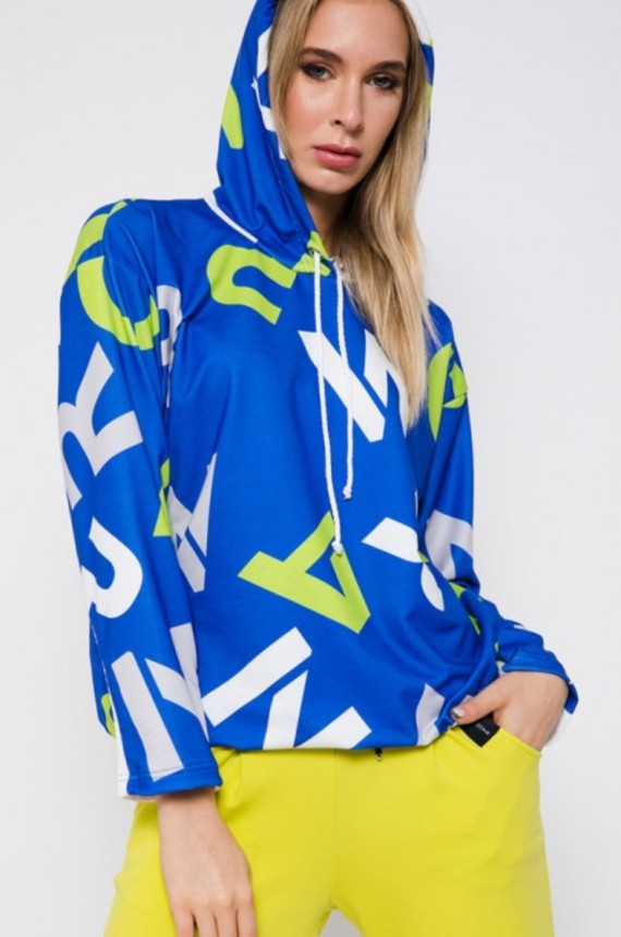 Warp Zone gumis aljú felső kapucnis