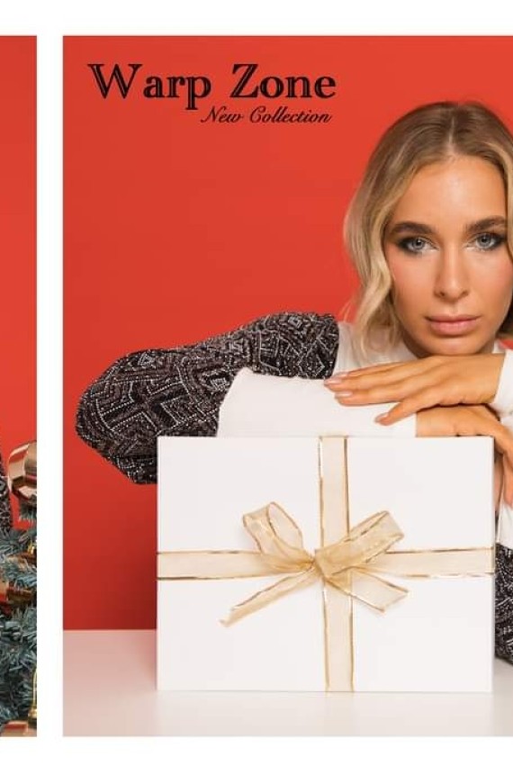 Warp Zone GISEL Puffos Ujjú Felső - Fehér