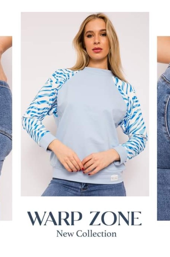 Warp Zone SAMANTHA Hímzett Farmernadrág