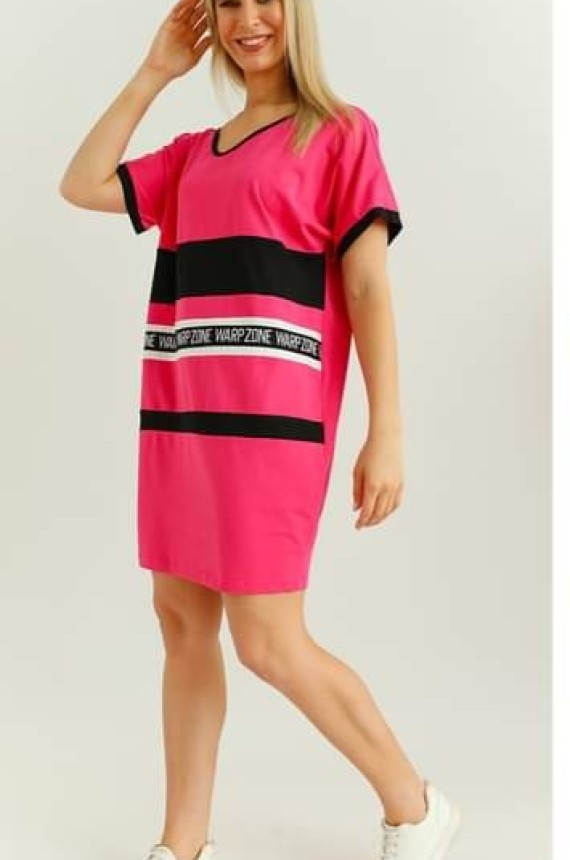 Warp Zone pamut ruha-pink
