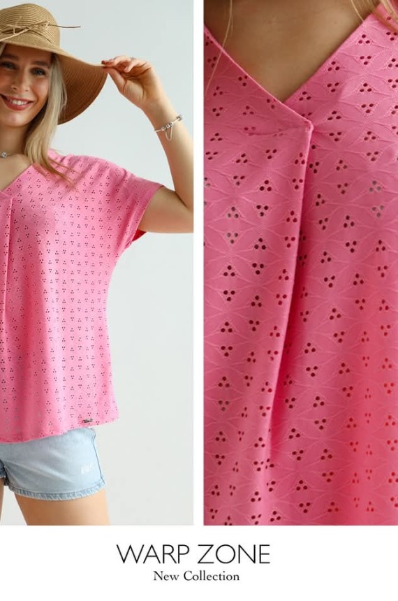 AMANDA Bő Felső - Pink