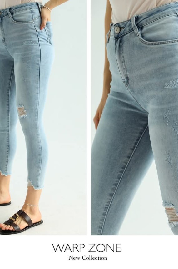 Warp Zone elasztikus farmernadrág 