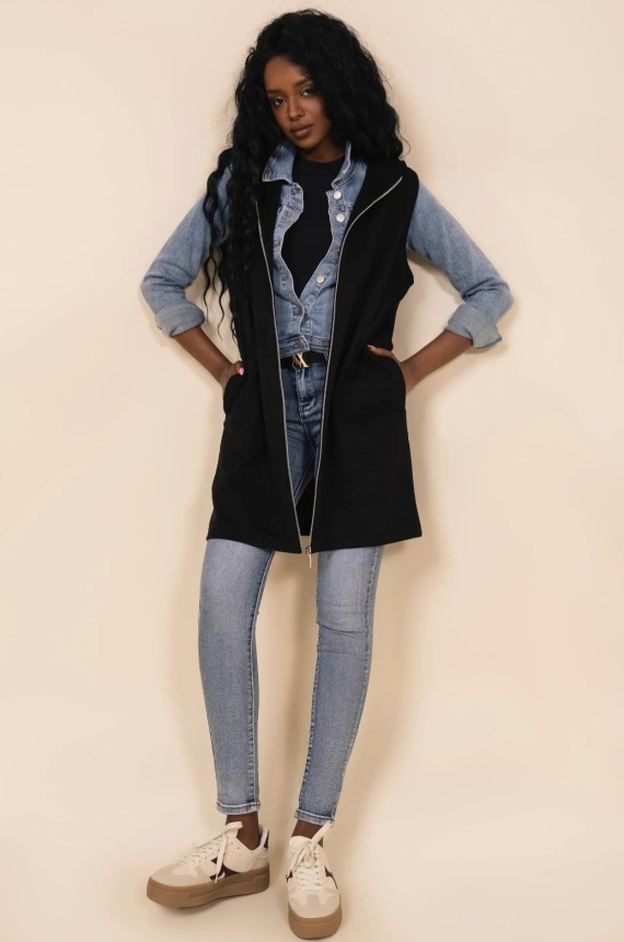 Amnesia Klein mellény-fekete