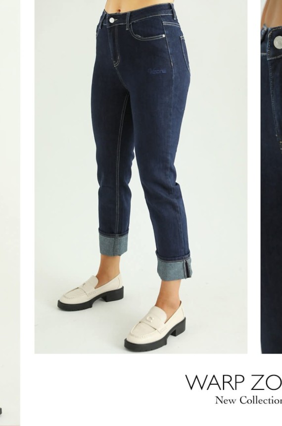 Warp Zone elasztikus farmernadrág