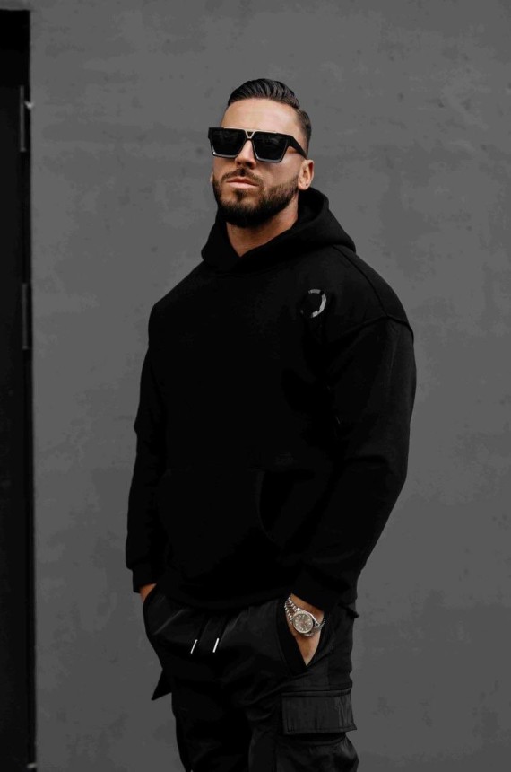 O La Voga Zaer pulóver-fekete