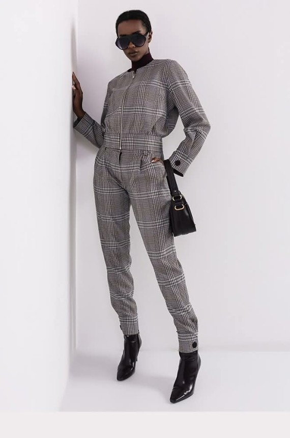 Amnesia Jozefa nadrág kockás