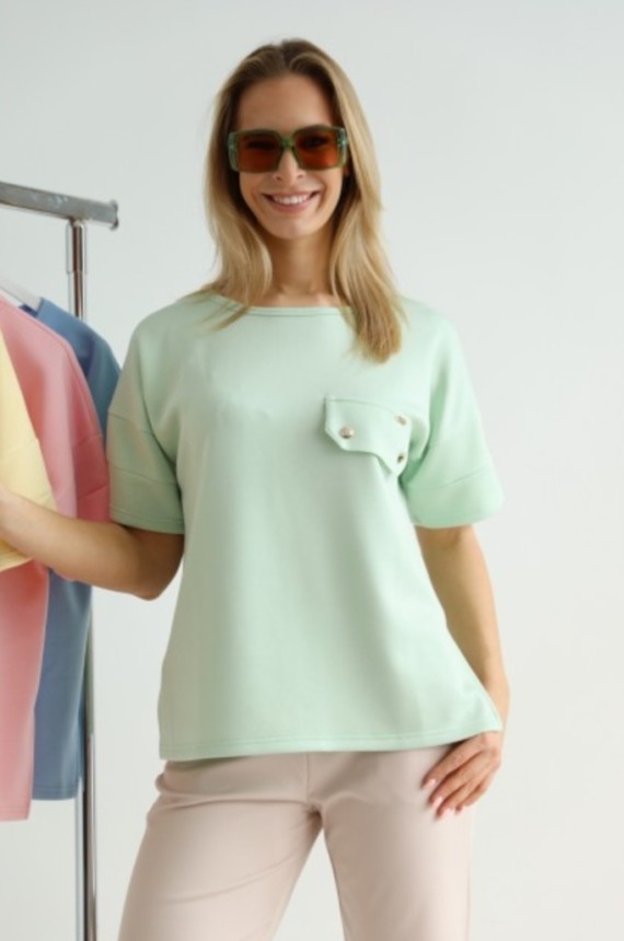 Warp Zone VINNIE Felső -zöld