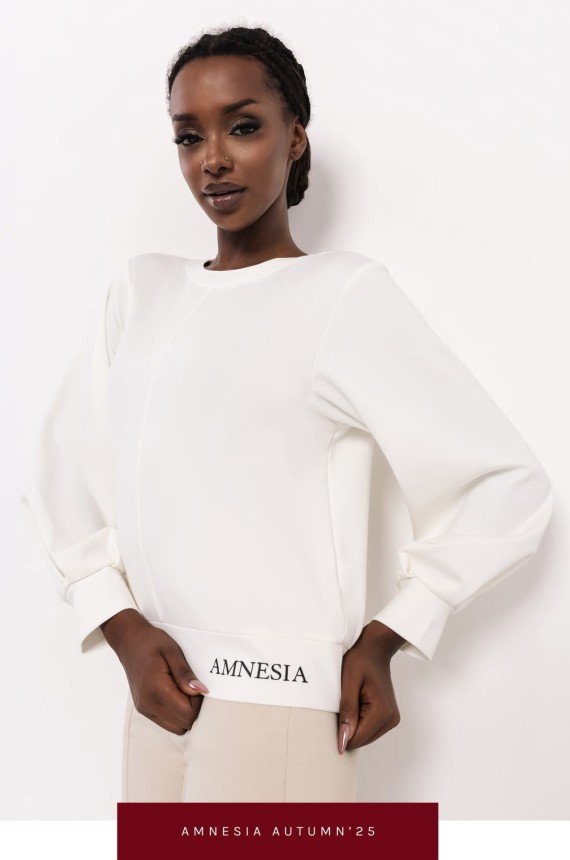 Amnesia Belle Jogging felső ekrü 