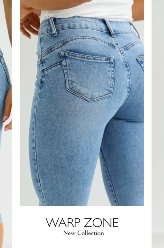 Warp Zone WILA Farmernadrág- Capri 