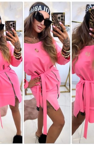 Lola Bianka tunika-neon pink 